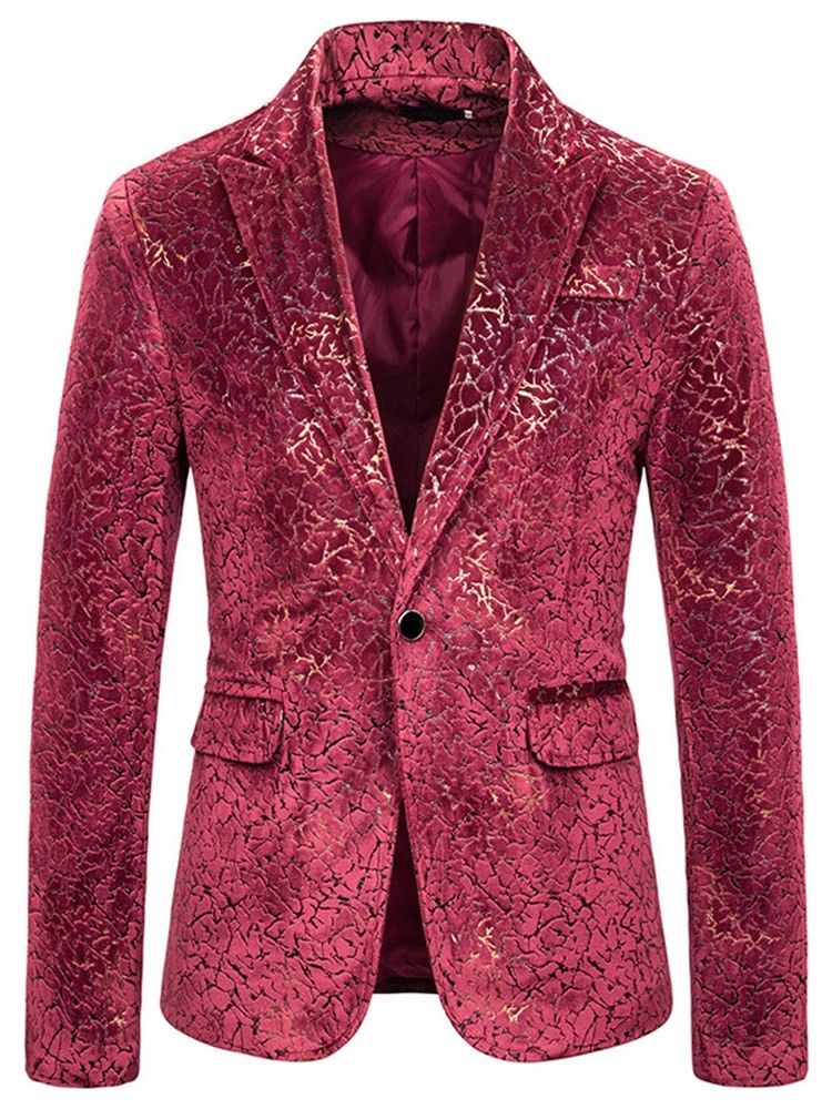 Blazers De Loisirs Pour Hommes À Un Bouton Et À Un Bouton