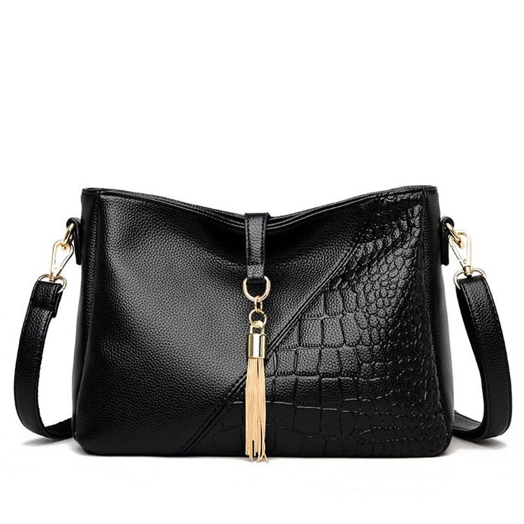 Alligator Embossing Pu Rectangle Sacs À Bandoulière Pour Femmes