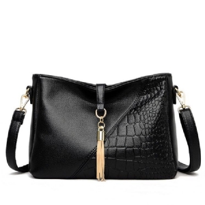 Alligator Embossing Pu Rectangle Sacs À Bandoulière Pour Femmes