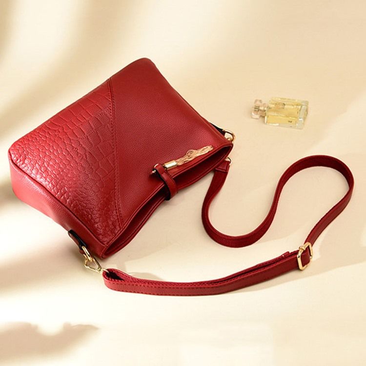 Alligator Embossing Pu Rectangle Sacs À Bandoulière Pour Femmes