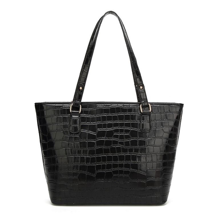 Sac Fourre-tout Concis En Relief Croco