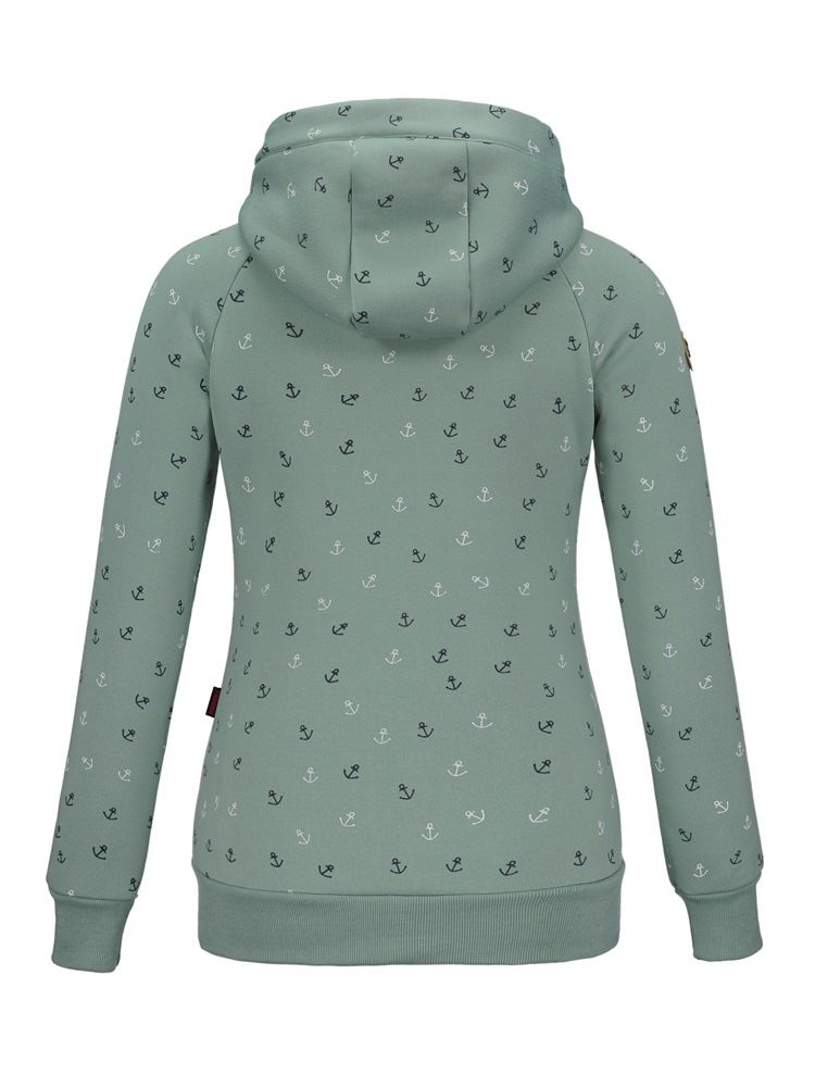 Vêtements Pour Femmes Cardigan Slim Prin À Capuche