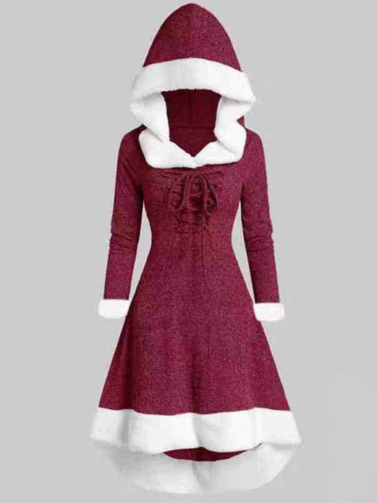 Robe À Enfiler Régulière À Manches Longues Et À Manches Longues Pour Femmes