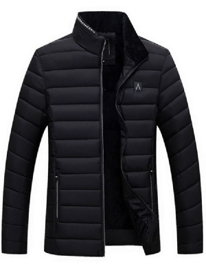 Manteau Col Manteau Standard Coréen Zipper Down Jacket