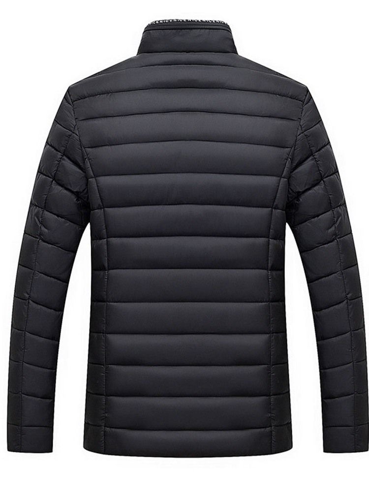 Manteau Col Manteau Standard Coréen Zipper Down Jacket