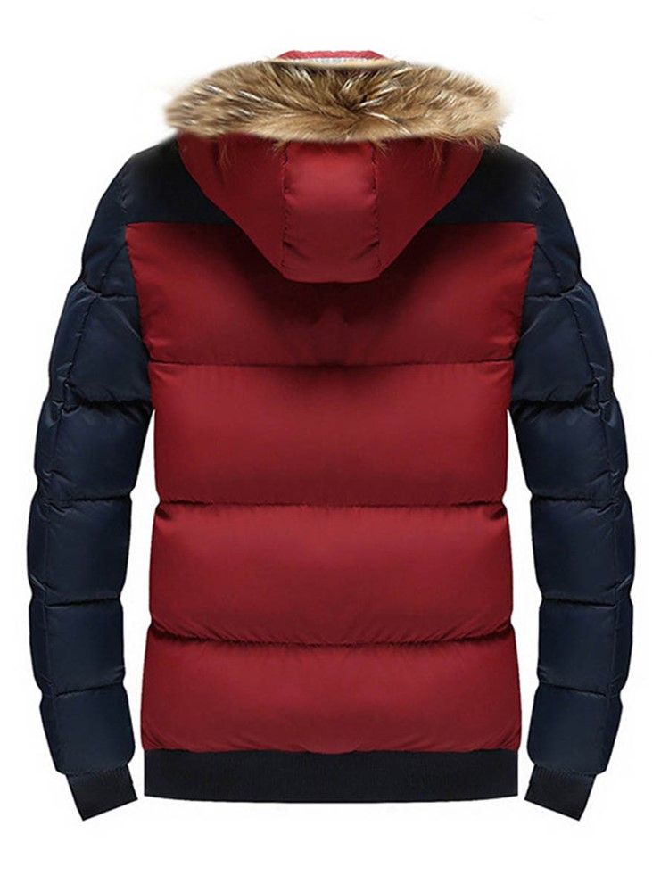 Manteau En Duvet De Petite Taille Pour Hommes À Capuche Épais Et Zippé