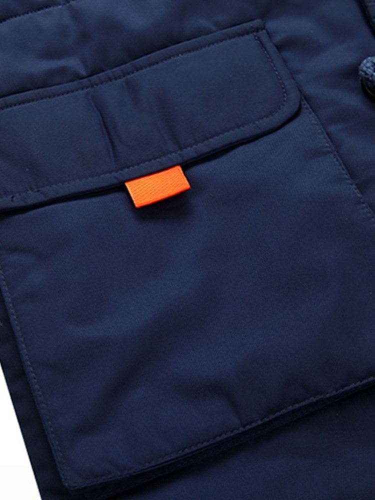 Veste En Duvet Pour Hommes Avec Fermeture Éclair Standard