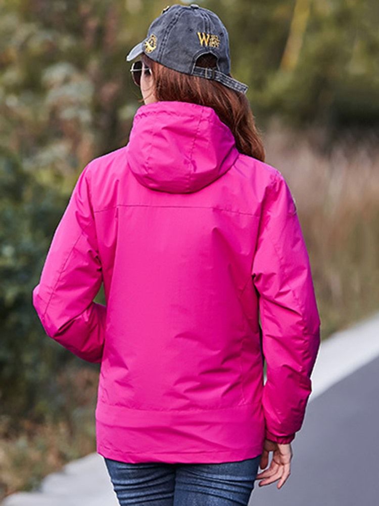 Poches De Randonnée Pour Femmes Combinaison Deux Pièces En Nylon Coupe-vent Hauts Unisexes