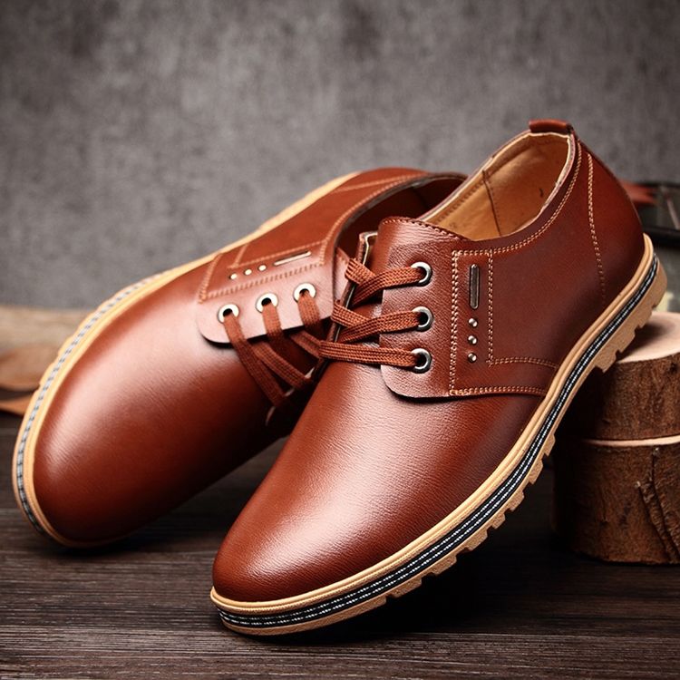 Chaussures Professionnelles À Lacets En Pu Pour Hommes