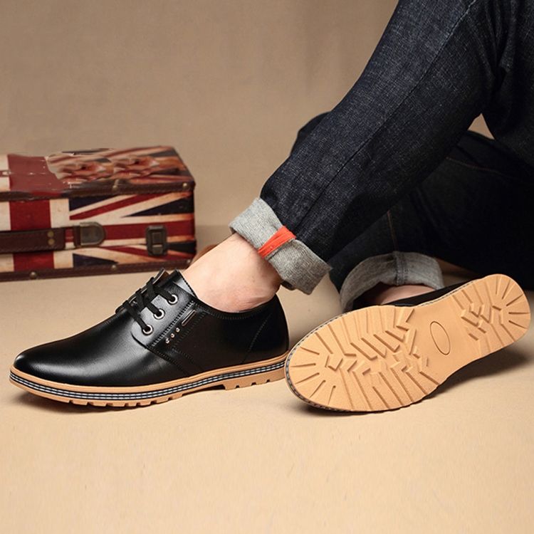 Chaussures Professionnelles À Lacets En Pu Pour Hommes