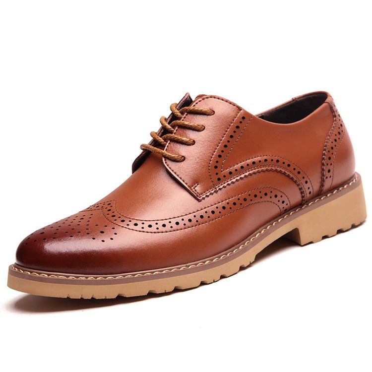 Nouveaux Chaussures Brogues Pour Hommes À Lacets