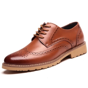 Nouveaux Chaussures Brogues Pour Hommes À Lacets