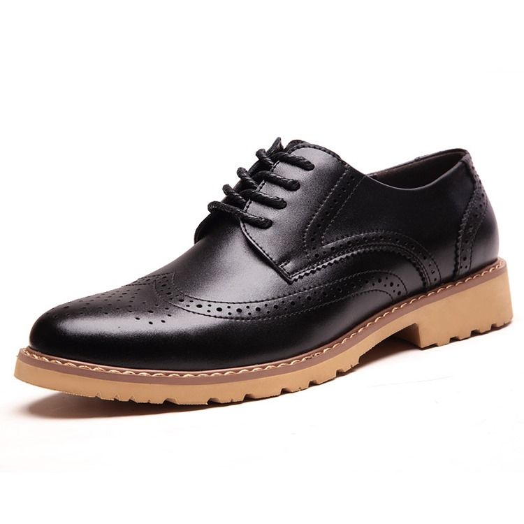 Nouveaux Chaussures Brogues Pour Hommes À Lacets