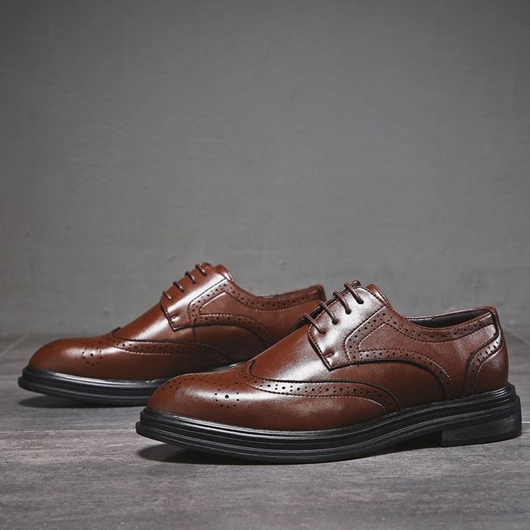 Oxfords Pour Hommes À Lacets Et À Coupe Basse Plain England