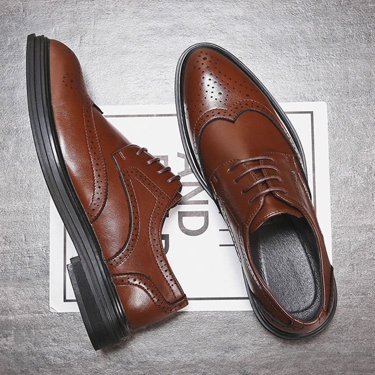 Oxfords Pour Hommes À Lacets Et À Coupe Basse Plain England