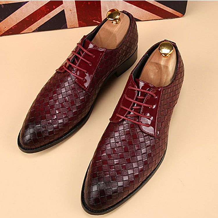 Oxfords Vintage Grid Pour Hommes