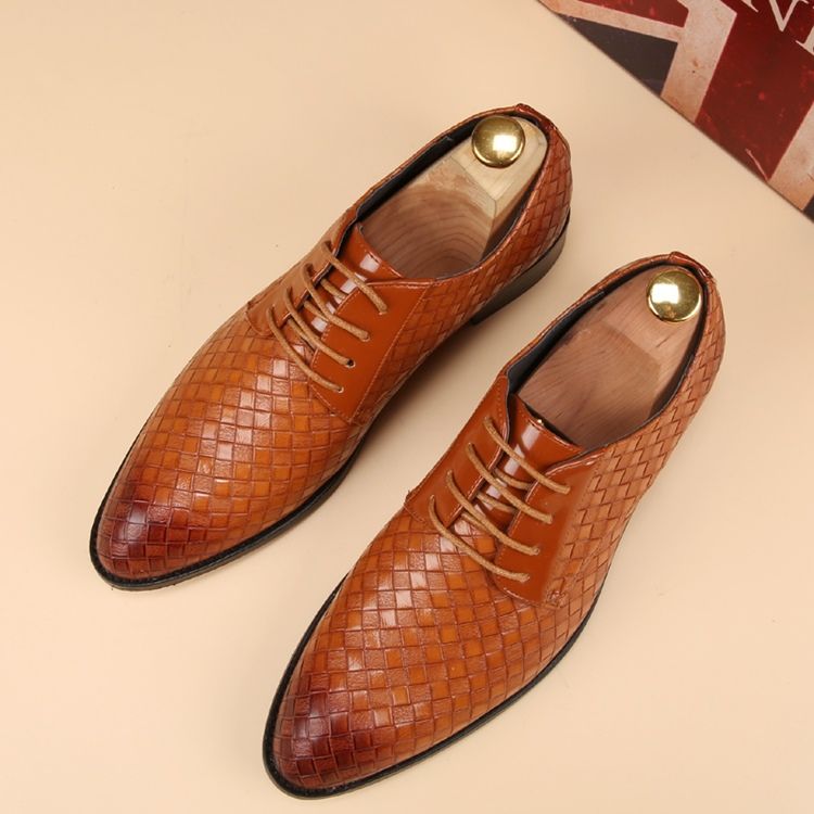 Oxfords Vintage Grid Pour Hommes