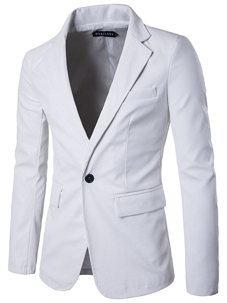 Blazer Pour Homme Vogue Pu Slim À Un Bouton