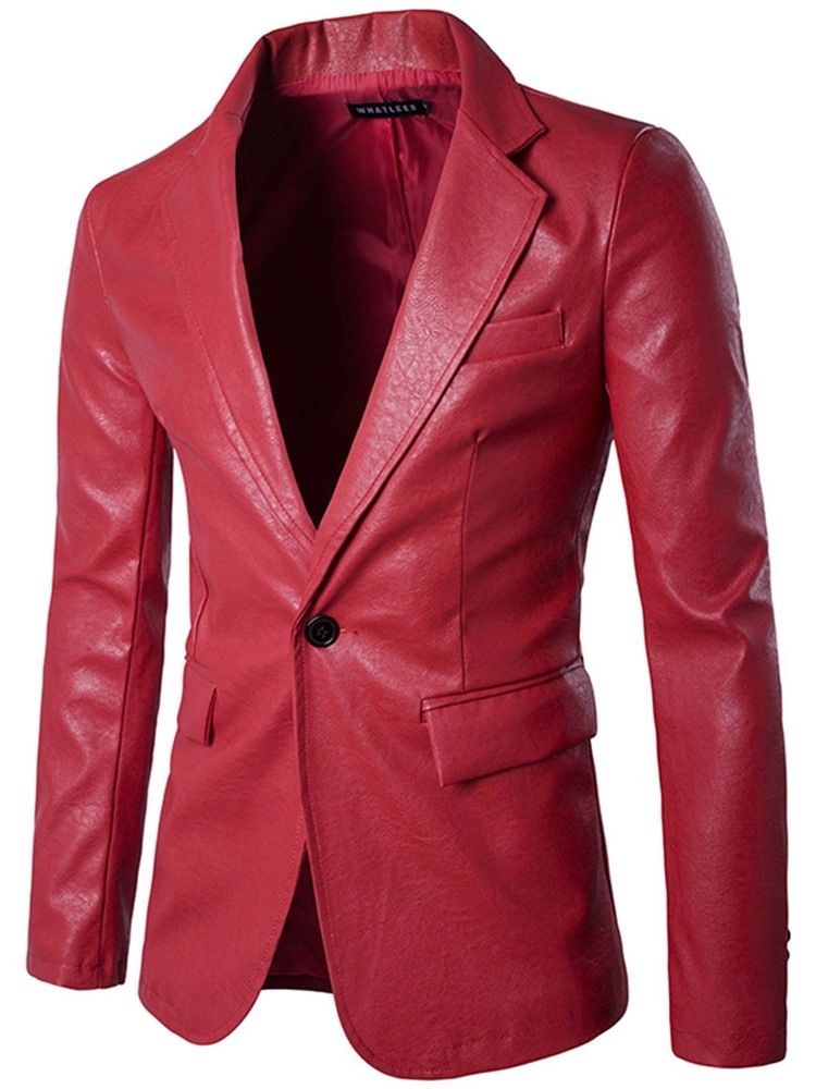 Blazer Pour Homme Vogue Pu Slim À Un Bouton