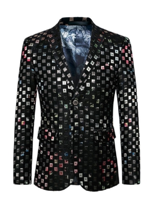 Blazer Pour Hommes Vogue Party Qaulity Print