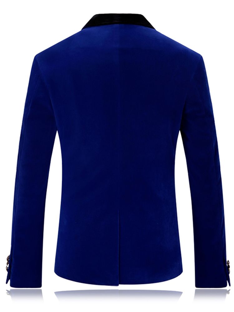 Blazer À Revers Vogue Slim Pour Hommes