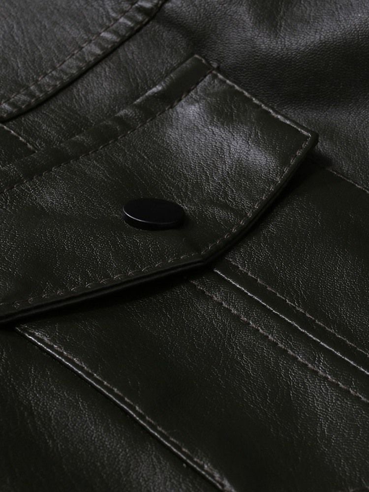 Veste Décontractée À Boutonnage Simple Pour Hommes