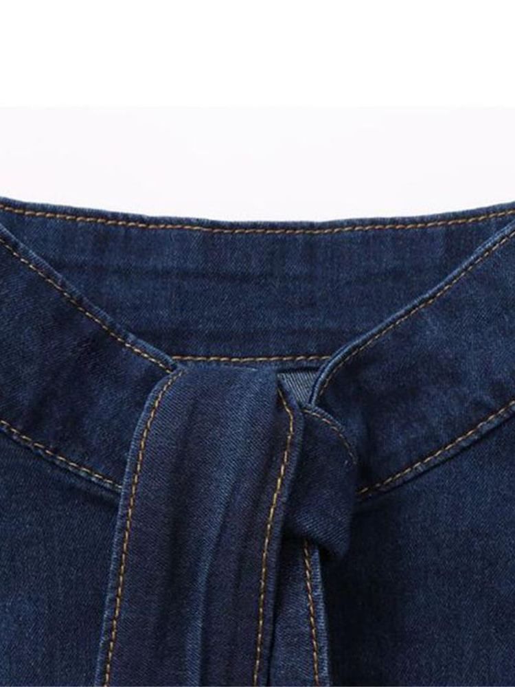 Veste Décontractée En Denim Pour Femmes