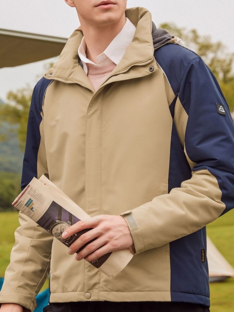 Veste D'hiver À Capuche En Molleton À Capuche Pour Hommes