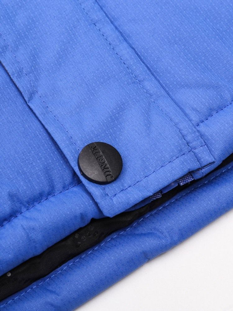 Veste En Duvet Décontractée Pour Hommes À Col Montant