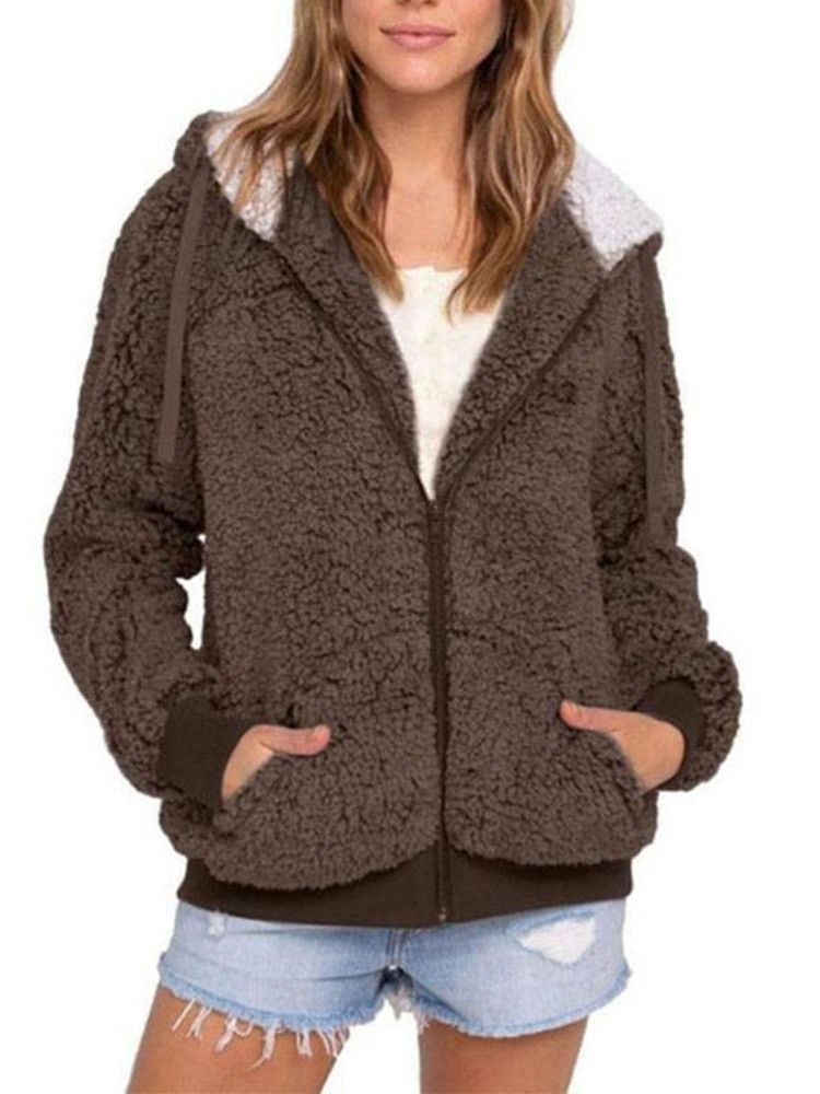 Veste Pour Femme Standard À Fermeture Éclair Lâche