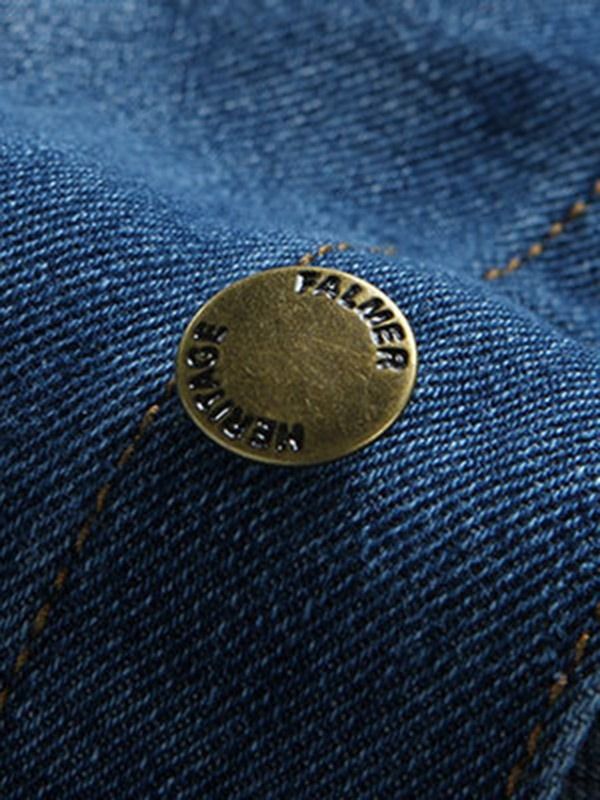 Veste En Jean Décontractée Pour Hommes