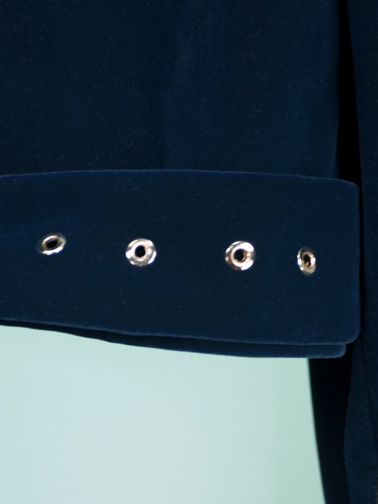 Veste Simple Boutonnage À Revers Pour Femmes