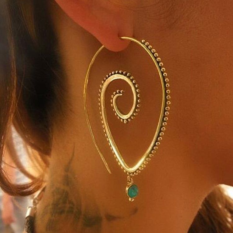 Boucles D'oreilles Artistiques Pour Femmes