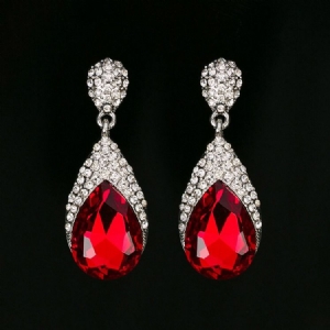 Boucles D'oreilles De Bal En Strass Diamant