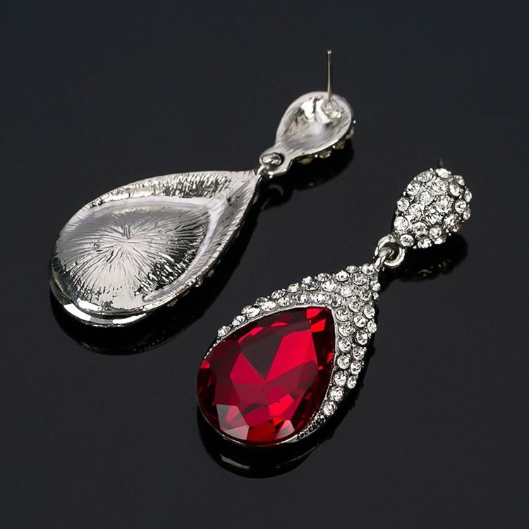 Boucles D'oreilles De Bal En Strass Diamant