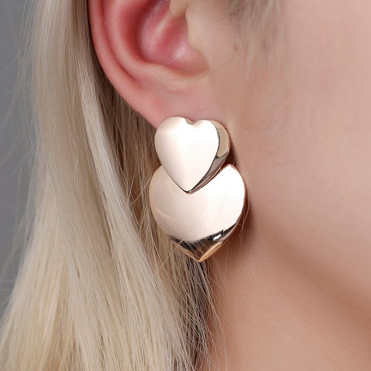 Boucles D'oreilles Cadeau En Alliage Coréen E-placage