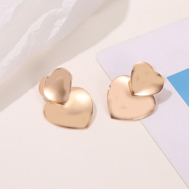 Boucles D'oreilles Cadeau En Alliage Coréen E-placage