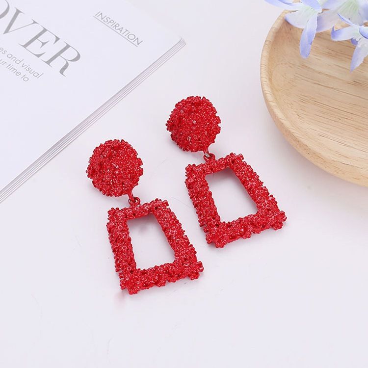 Boucles D'oreilles Cadeau Coréen En Alliage