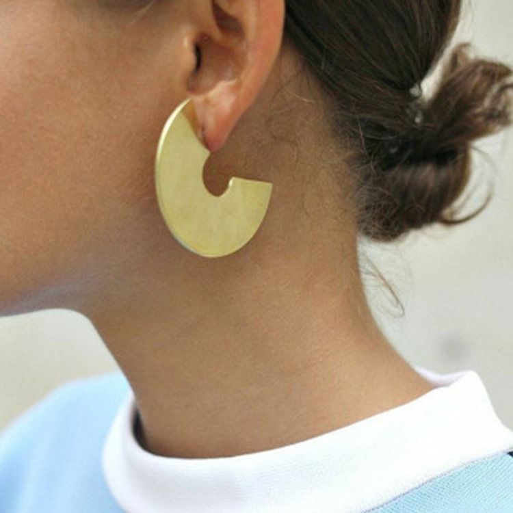 Boucles D'oreilles D'anniversaire En Placage Électronique Unies