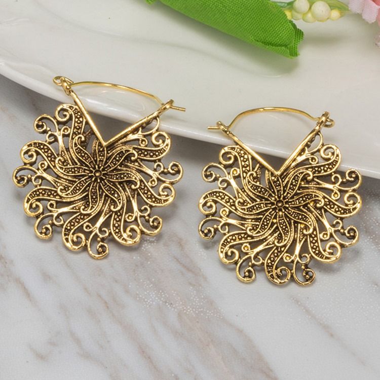 Boucles D'oreilles D'anniversaire Vintage En Alliage