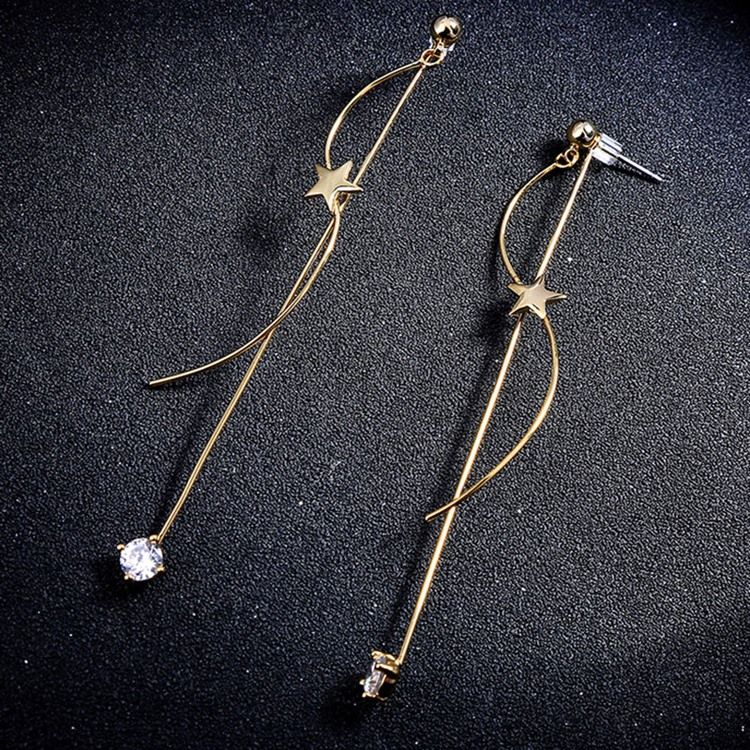 Boucles D'oreilles Étoile Diamant