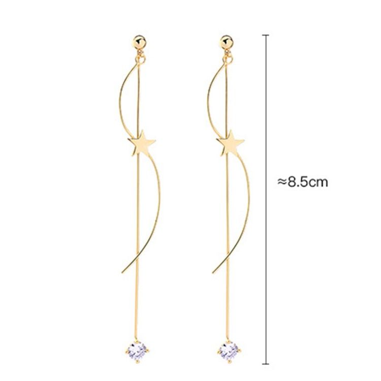 Boucles D'oreilles Étoile Diamant