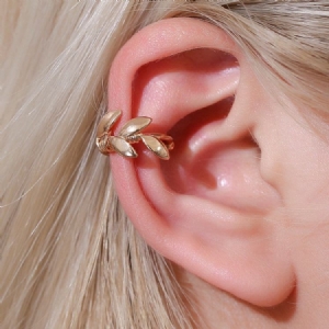 Boucles D'oreilles Pour Femmes En Feuille De Bronze