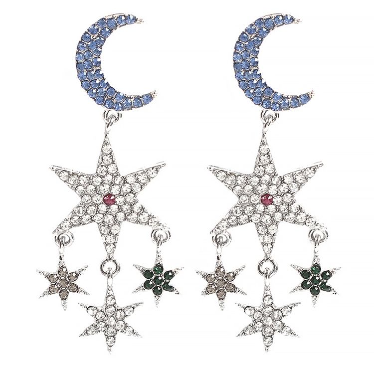 Boucles D'oreilles Pour Femmes Sweet Star Moon Holiday