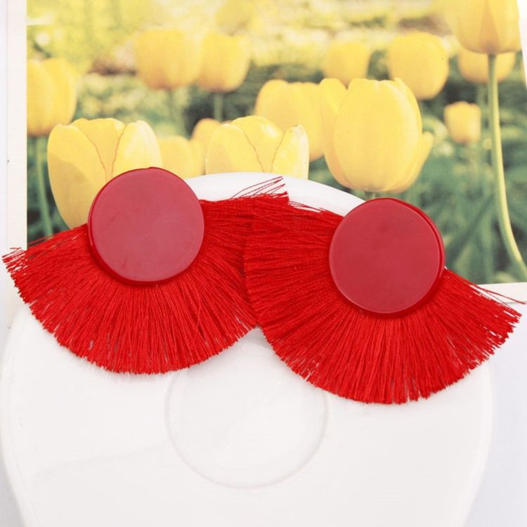 Boucles D'oreilles À Pompons Pour Femmes