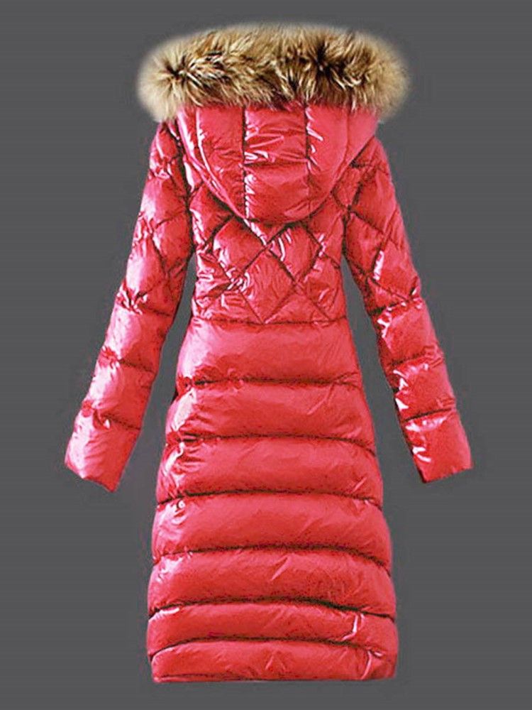 Manteau D'hiver À Capuche En Fausse Fourrure Pour Femme