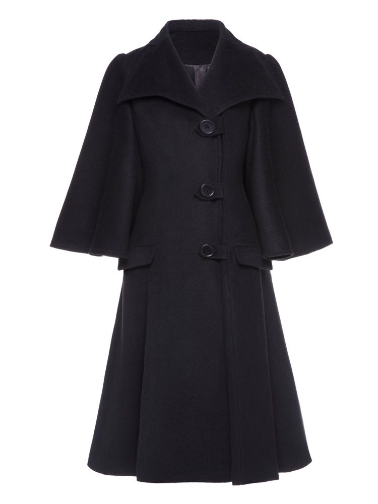 Manteau Mi-long À Boutonnage Simple A Line Pour Femme