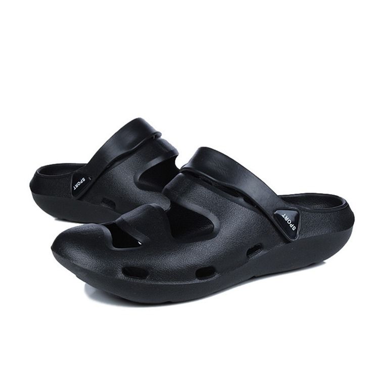 Sandales À Enfiler À Bout Rond En Pvc Camouflage Pour Hommes